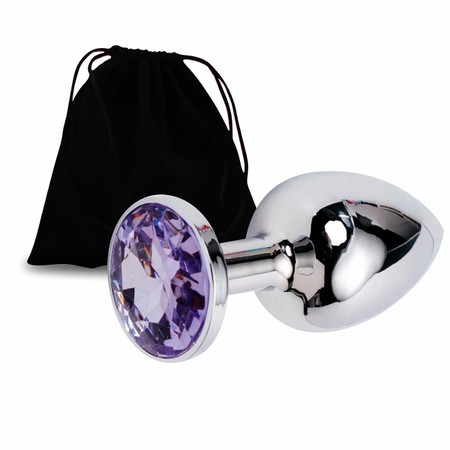 Plug Anal Ao Inox 9,5 x 4 cm  Tamanho G  Playground Sexshop Anpolis